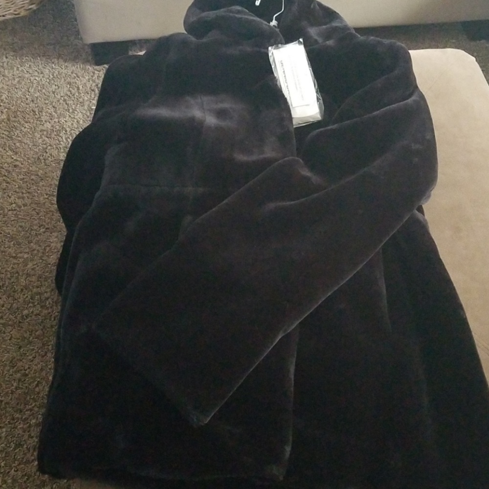 Faux fur jacket